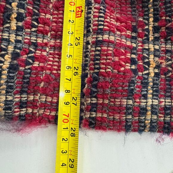 Vintage USA Appleseeds Red Plaid Overcoat Open Front Size 18 - Picture 7 of 7